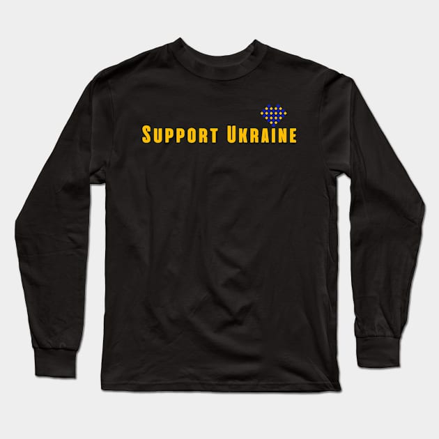 Support Ukraine Long Sleeve T-Shirt by julia_printshop